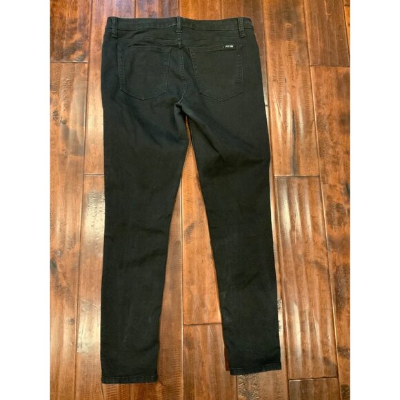 Joe’s Jeans Black Mid Rise Skinny Jeans, Size 30 - Picture 4 of 8